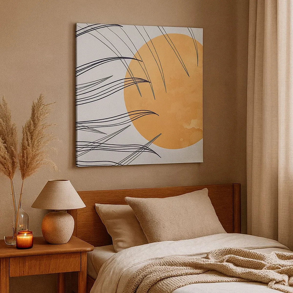 Obraz na płótnie - Zawsze ku słońcu - 30x30 cm