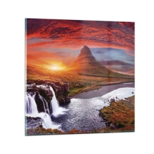 Obraz na szkle - Widok Śródziemia - 70x70 cm