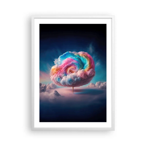 Plakat w białej ramie - Sen o wesołym miasteczku - 50x70 cm