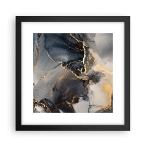 Plakat w czarnej ramie - Życie kamienia - 30x30 cm