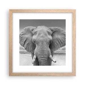 Plakat w ramie jasny dąb - Witaj w moim świecie - 30x30 cm