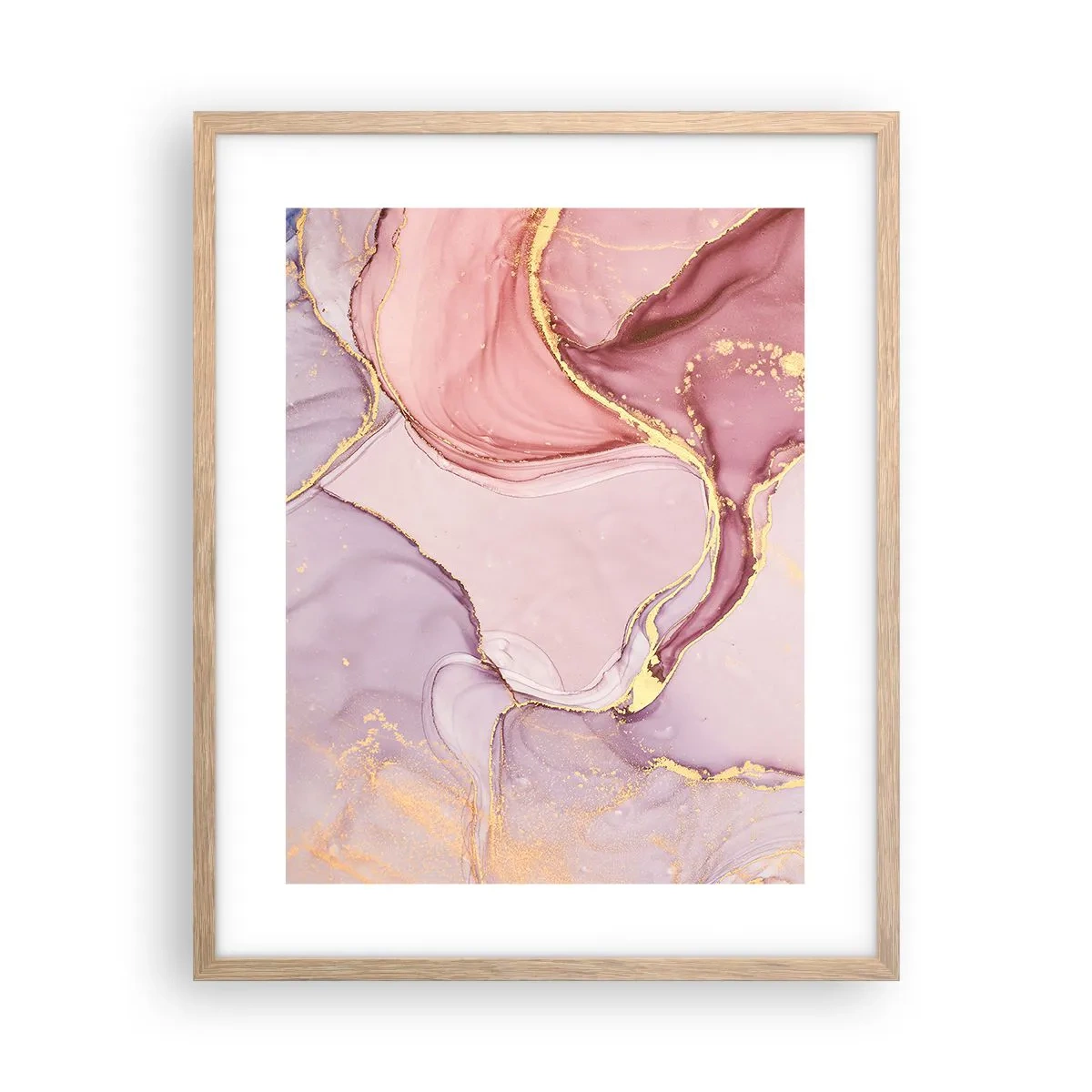 Plakat w ramie jasny dąb - Pieszczota barw - 40x50 cm