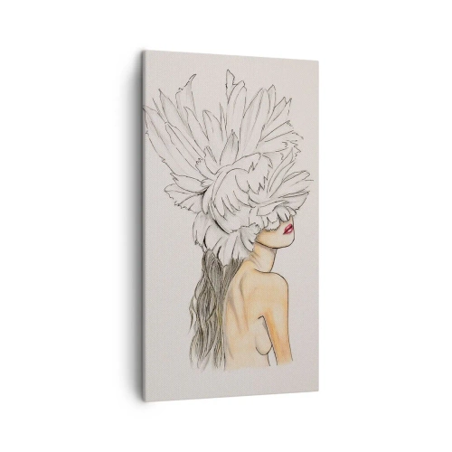 Obraz na płótnie - Piękność ukoronowana - 45x80 cm