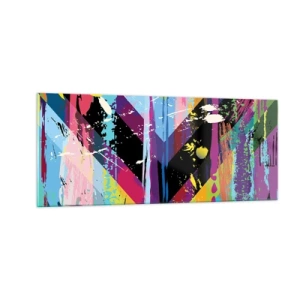 Obraz na szkle - Z góry na dół - 100x40 cm