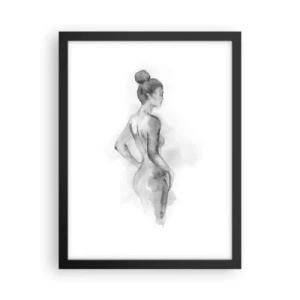 Plakat w czarnej ramie - Piękna jak malowanie - 30x40 cm