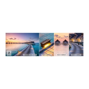 Fototapeta Próbka Samoprzylepna Deluxe Sticker - Wakacje - powrót do źródeł - Malediwy, Krajobraz, Podróże - 100x30 cm