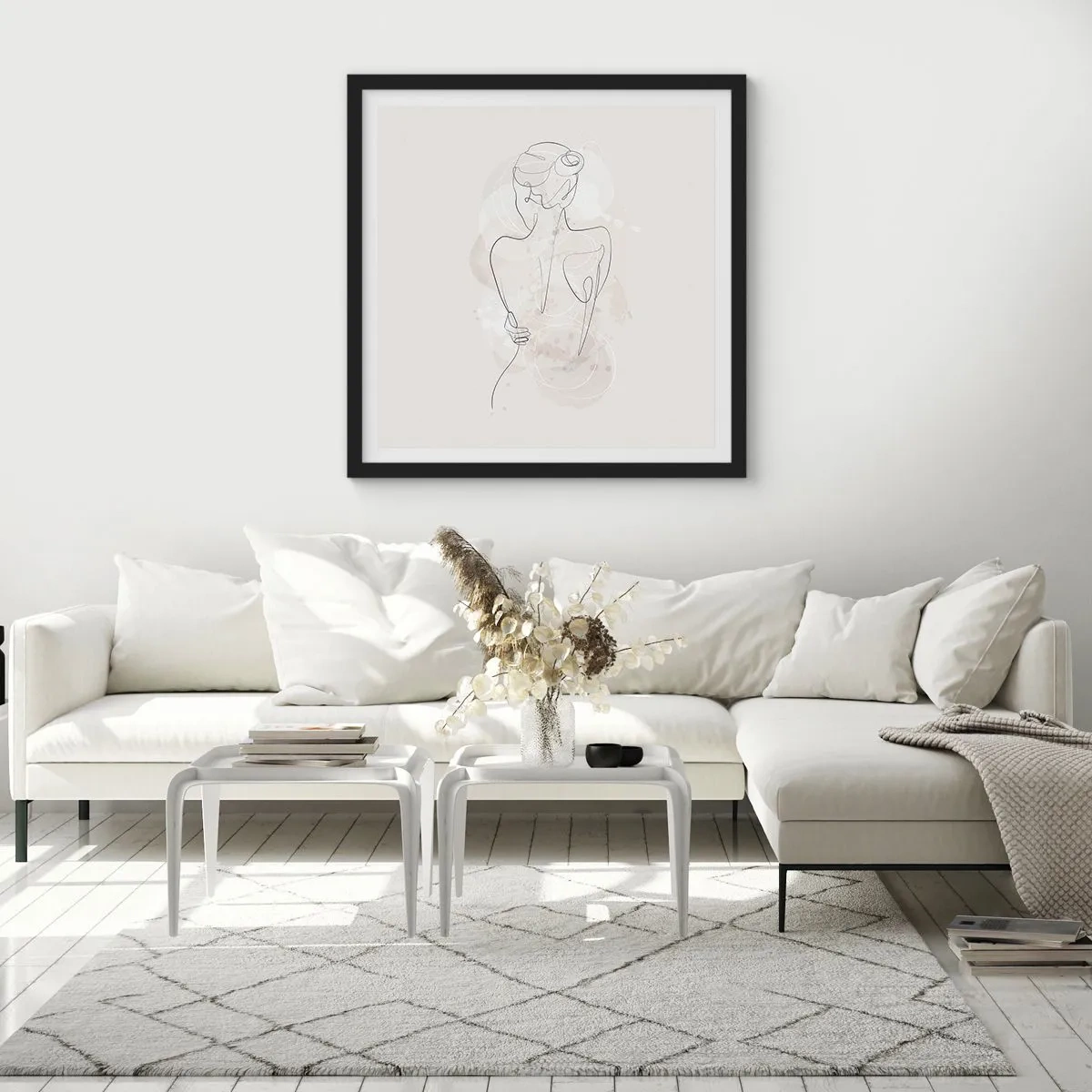 Plakat w czarnej ramie - Jak czuły instrument - 40x40 cm