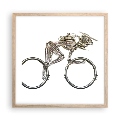 Plakat w ramie jasny dąb - Wspaniała maszyna - 50x50 cm