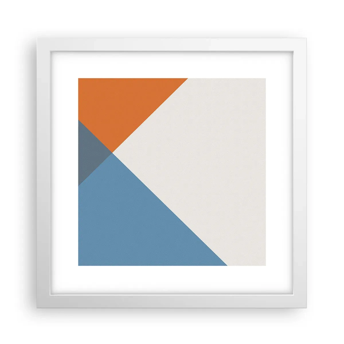 Plakat w białej ramie - Pod kątem… - 30x30 cm