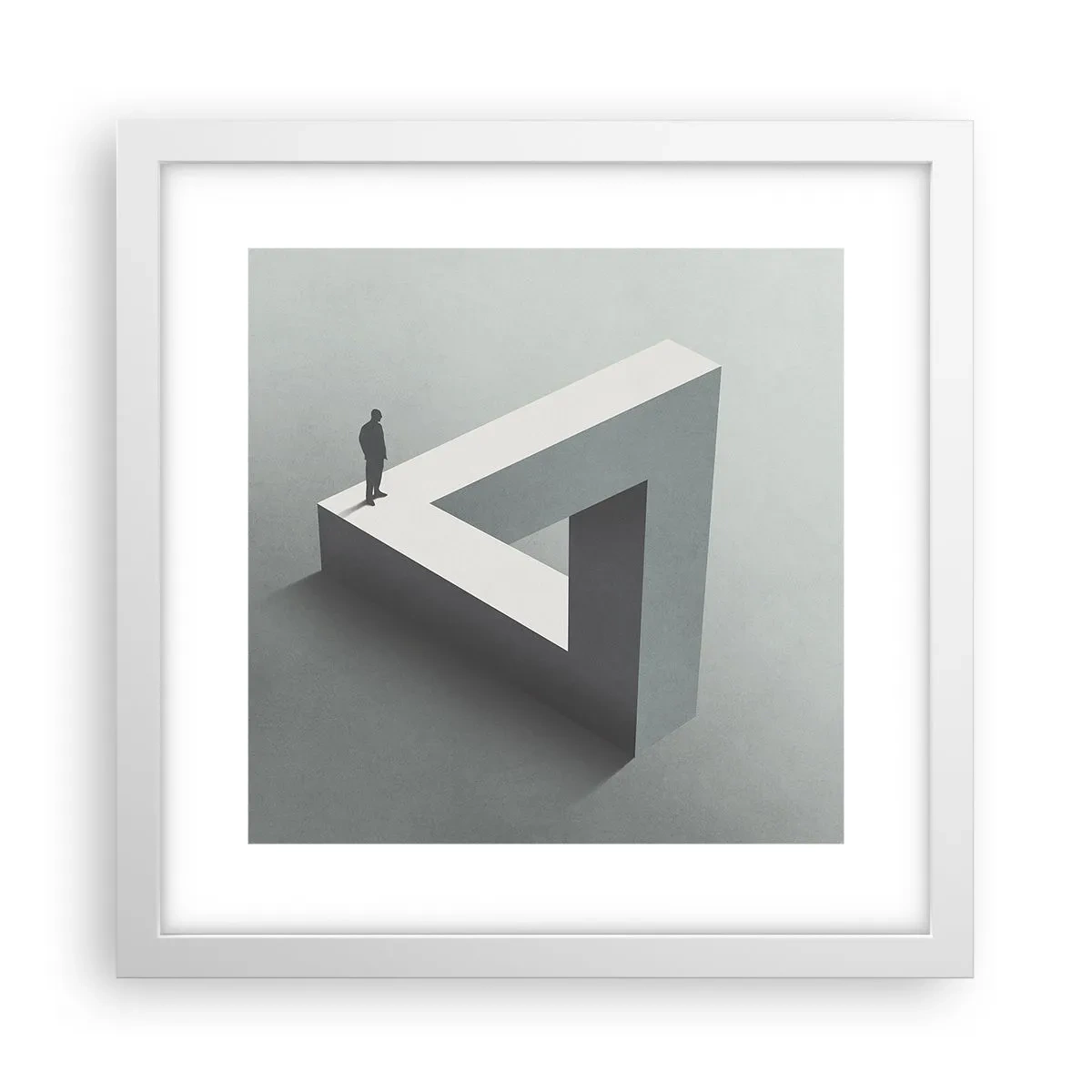 Plakat w białej ramie - A jednak możliwe - 30x30 cm