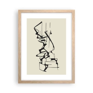 Plakat w ramie jasny dąb - Być może pejzaż - 30x40 cm