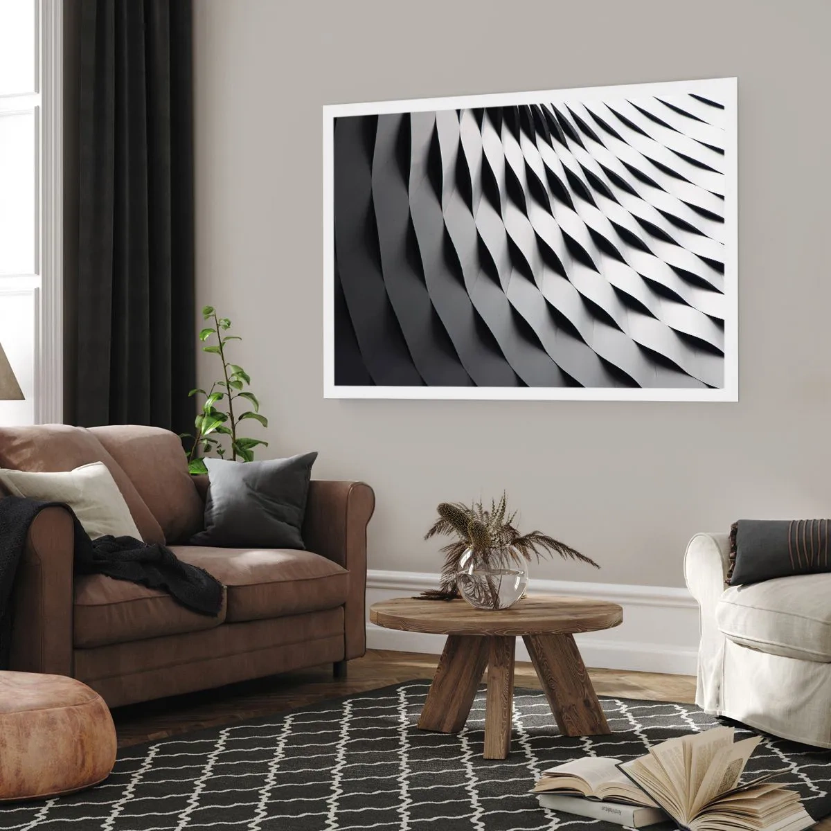 Plakat - Na powierzchni fal - 91x61 cm