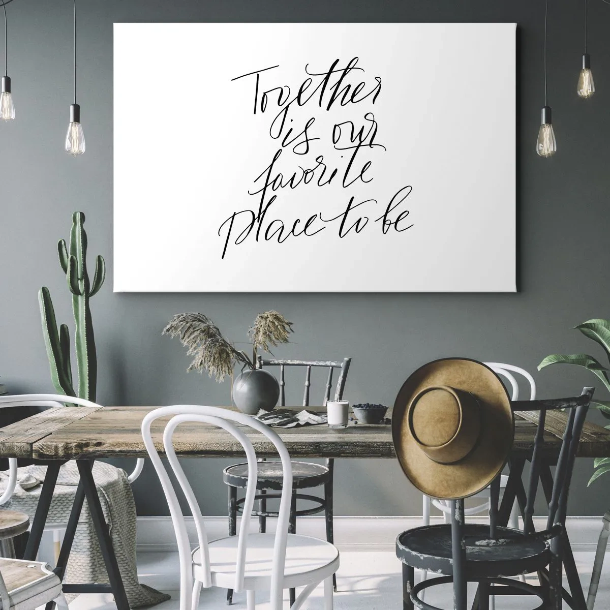 Obraz na płótnie - Typograficzny napis w eleganckim stylu na białym tle - 70x50cm - Też to czujesz? - Nowoczesna dekoracja ścienna do salonu i sypialni ARTTOR
