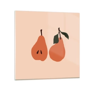 Obraz na szkle - Sama słodycz - 70x70 cm