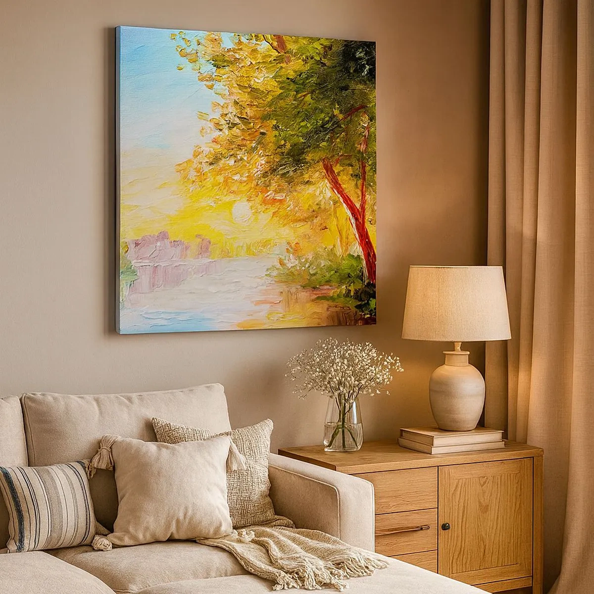 Obraz na płótnie - Et in Arcadia ego - 30x30 cm