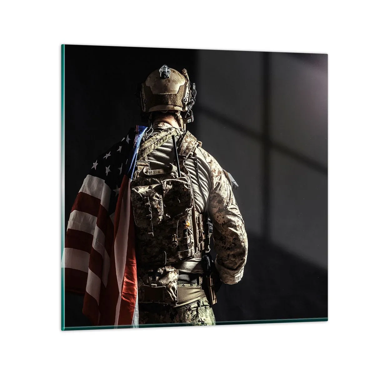 Obraz na szkle - Właśnie dlatego - 70x70 cm