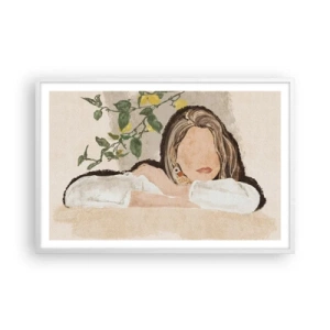 Plakat w białej ramie - Piękność południa - 91x61 cm