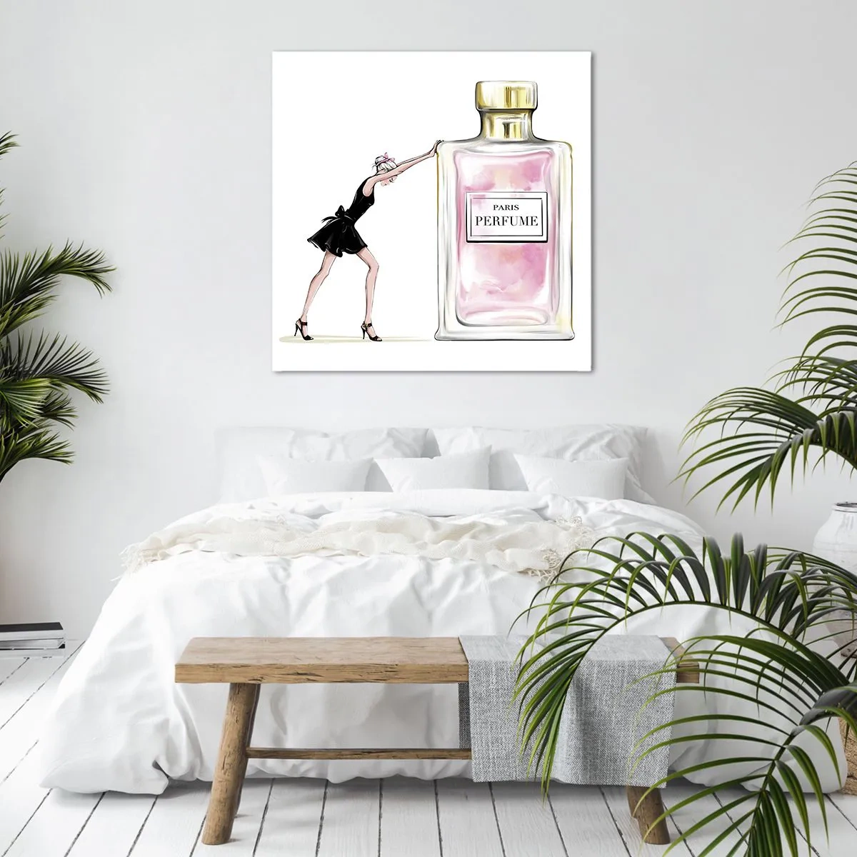 Obraz na płótnie - Esencja kobiecości - 60x60 cm