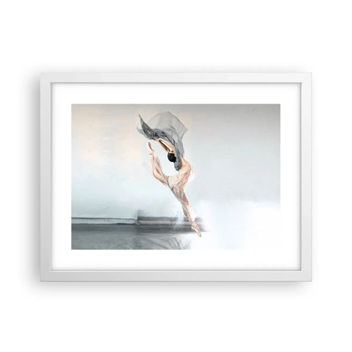 Plakat w białej ramie - W tanecznym uniesieniu - 40x30 cm