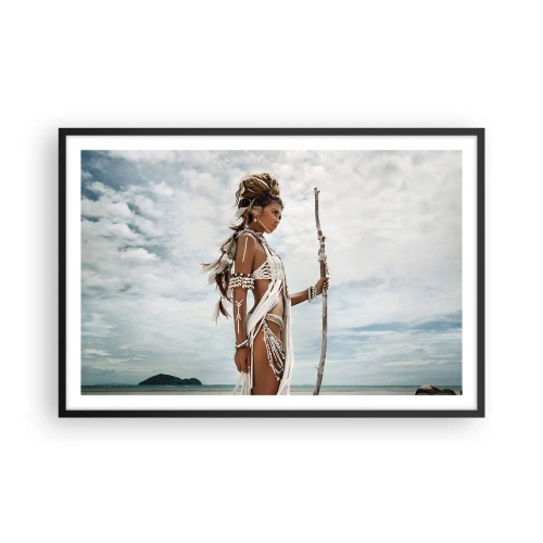 Plakat w czarnej ramie - Królowa tropików - 91x61 cm