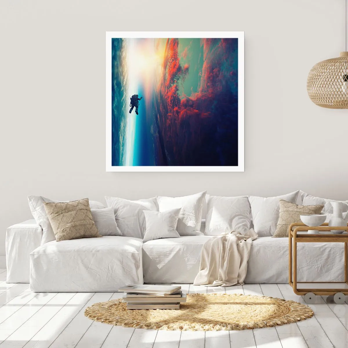 Plakat - Mierzyć się ze wszechświatem - 50x50 cm
