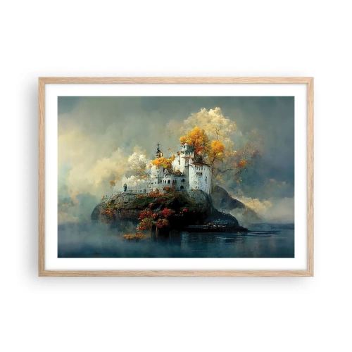 Plakat w ramie jasny dąb - Początek romantycznej opowieści - 70x50 cm