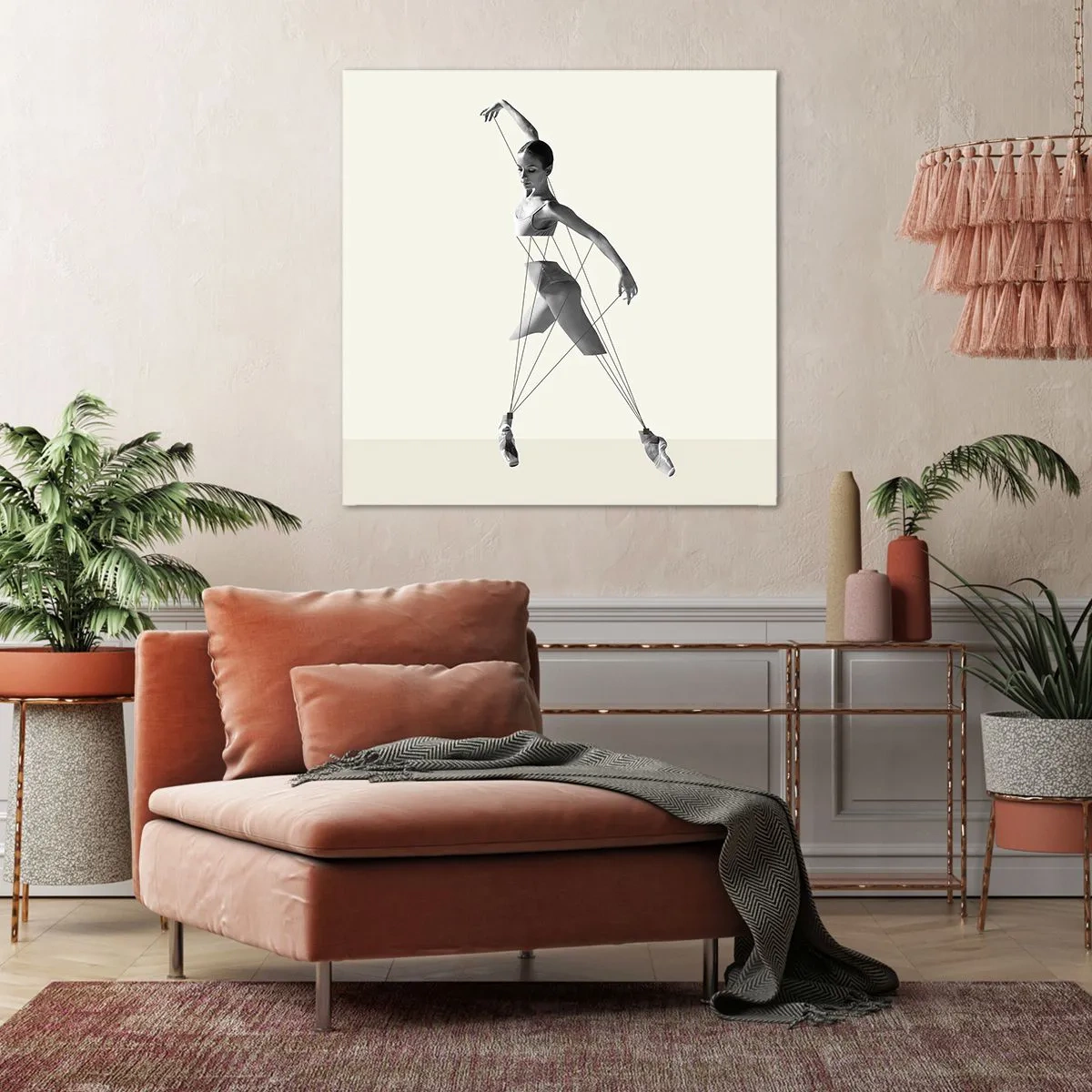 Obraz na płótnie - W teatrze świata - 50x50 cm