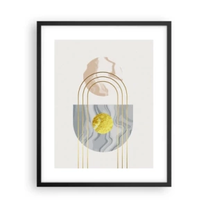 Plakat w czarnej ramie - Jasność i blask - 40x50 cm