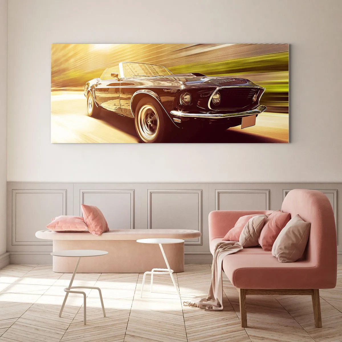 Obraz na szkle - 1967 - powrót legendy - 90x30 cm