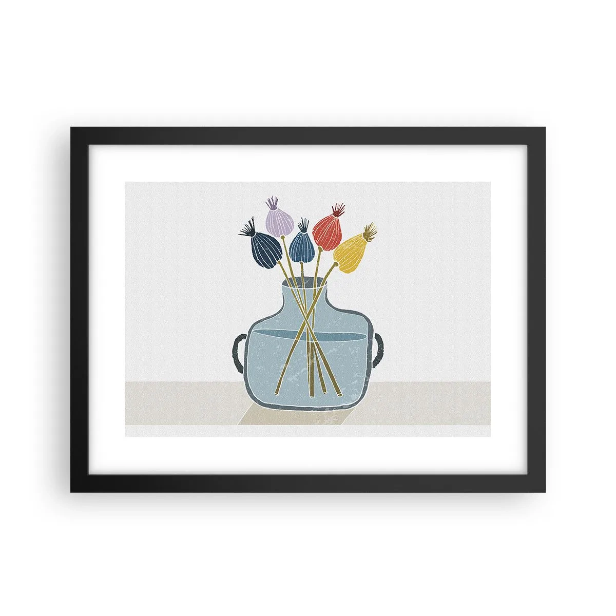 Plakat w czarnej ramie - Jak makiem zasiał - 40x30 cm