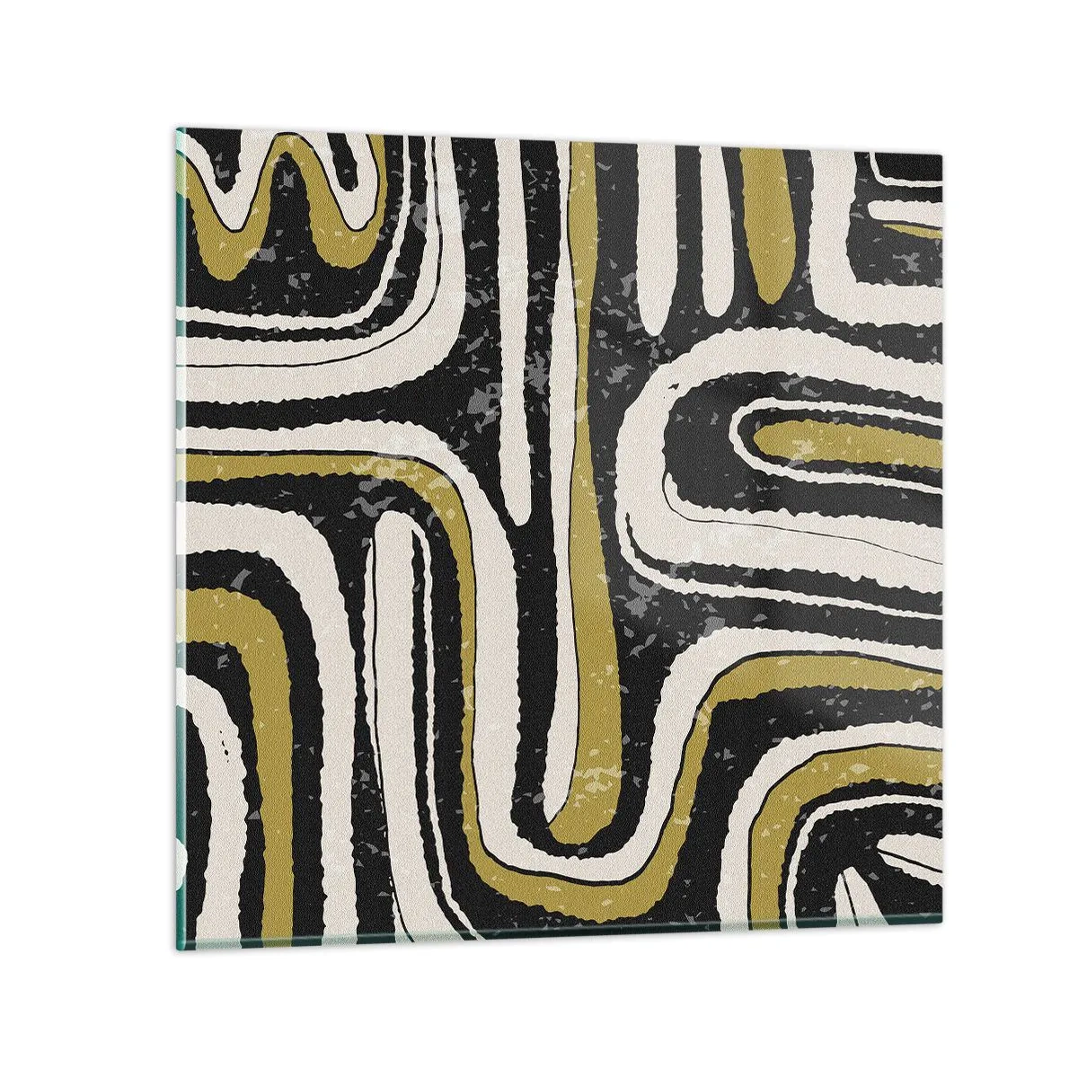 Obraz na szkle - Kompozycja: trakty i zaułki - 60x60 cm