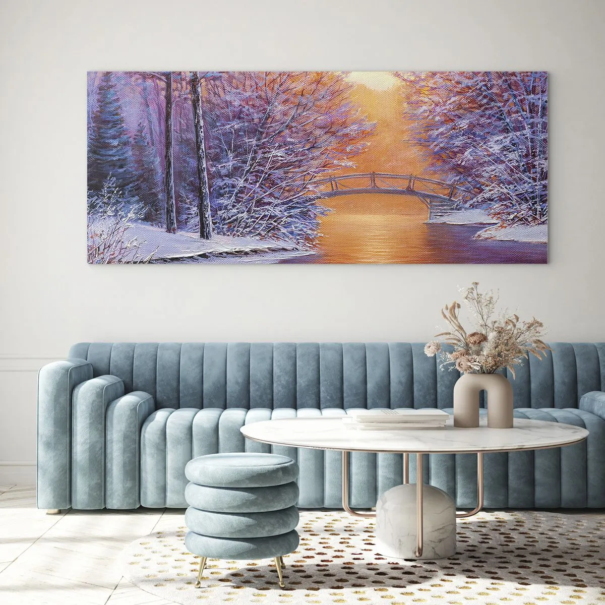 Obraz na szkle - Spotkajmy się tu - 100x40 cm