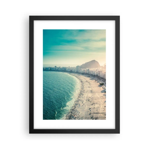 Plakat w czarnej ramie - Wieczne wakacje w Rio - 30x40 cm