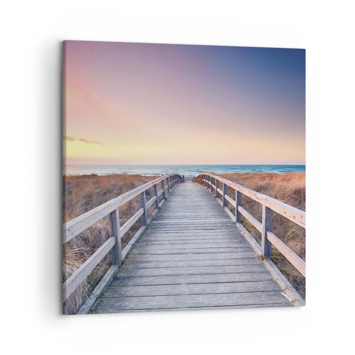 Obraz na płótnie - Bałtycka wieczorna zorza - 50x50 cm