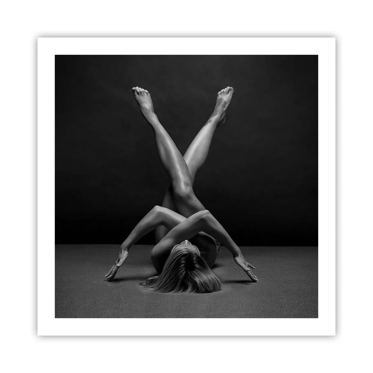 Plakat - Geometria nagości - 60x60 cm