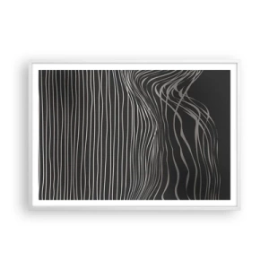 Plakat w białej ramie - Rytm i akcent - 100x70 cm