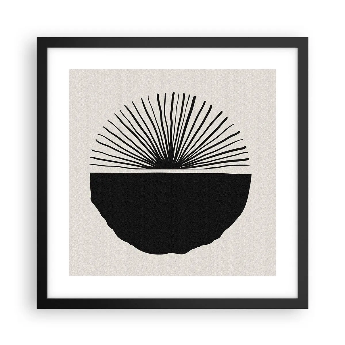 Plakat w czarnej ramie - Wachlarz możliwości - 40x40 cm