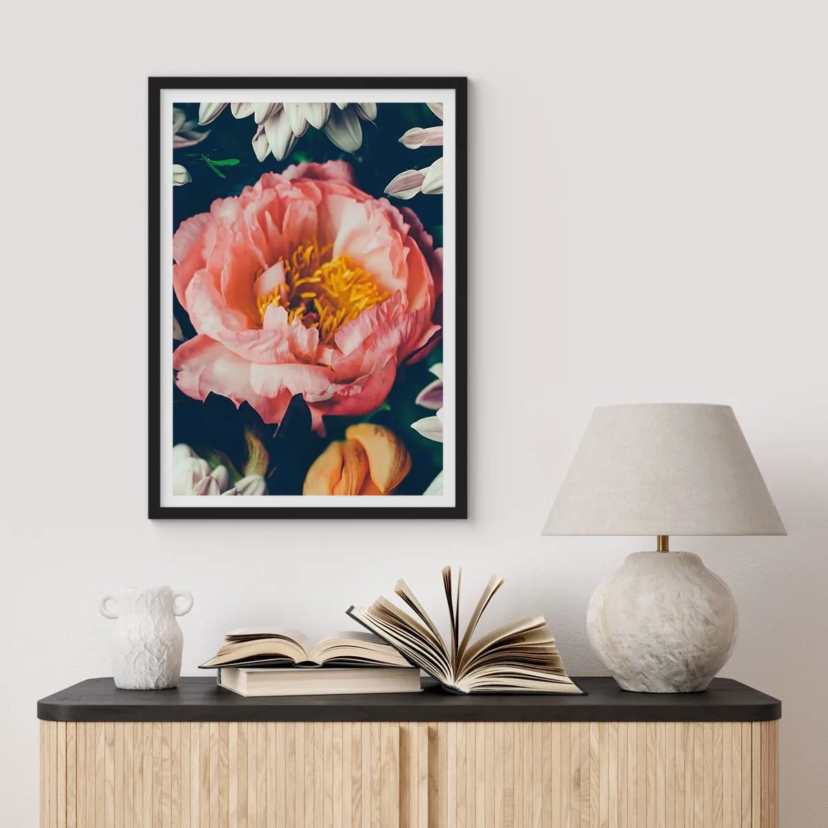 Plakat w czarnej ramie - Z barokowym przepychem - 30x40 cm