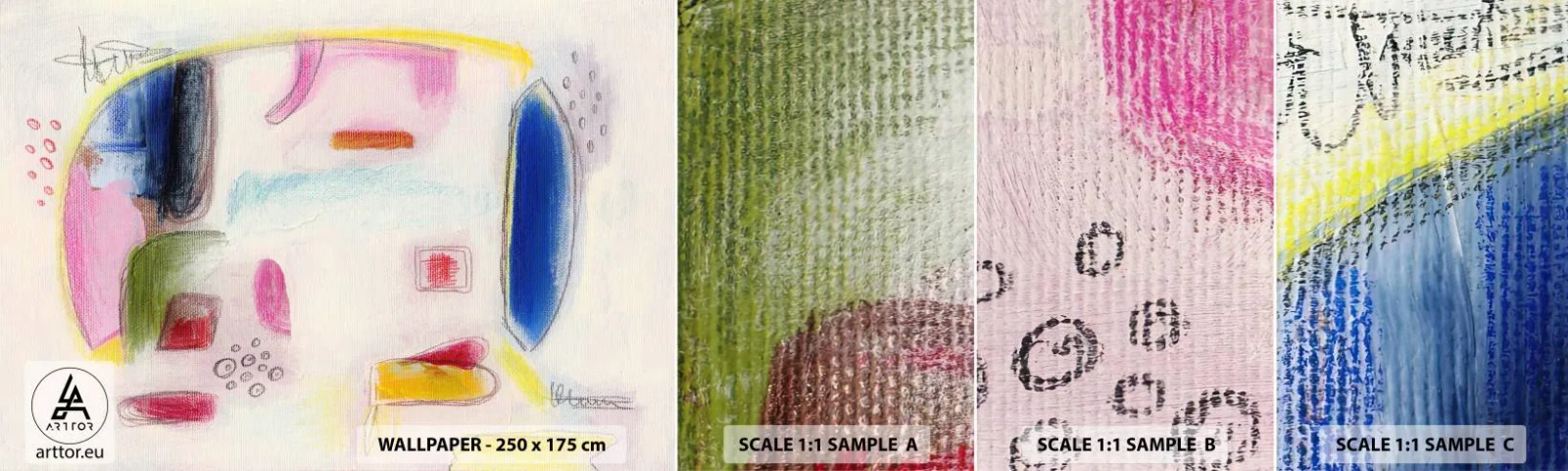 Fototapeta Próbka Samoprzylepna Deluxe Sticker - Bardziej wypukłe niż wklęsłe czy płaskie - Abstrakcja, Sztuka, Słoń - 100x30 cm