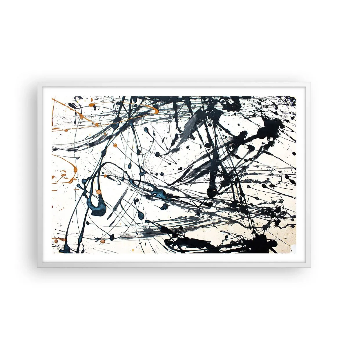Plakat w białej ramie - Z sensem czy bez sensu? - 91x61 cm
