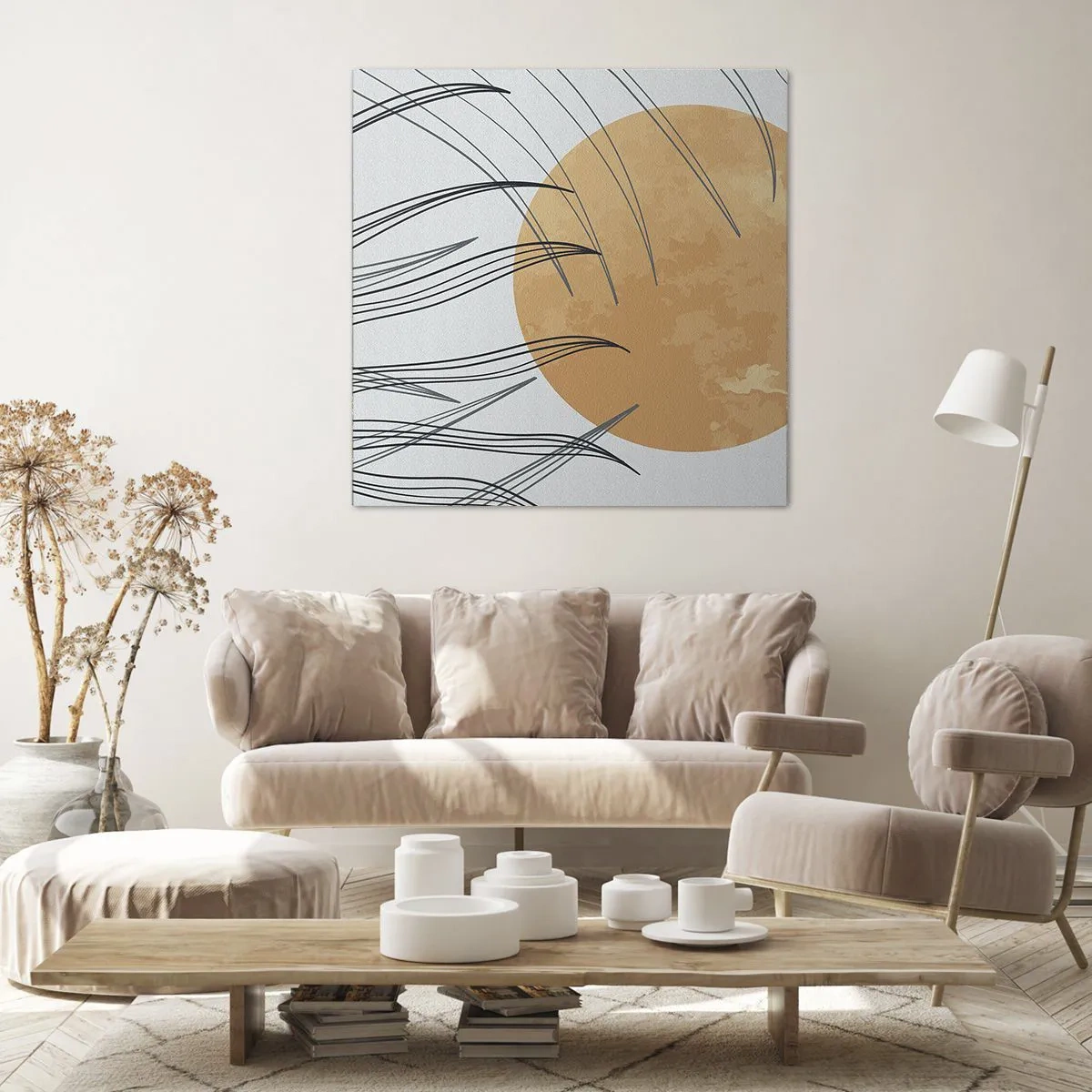 Obraz na płótnie - Zawsze ku słońcu - 50x50 cm