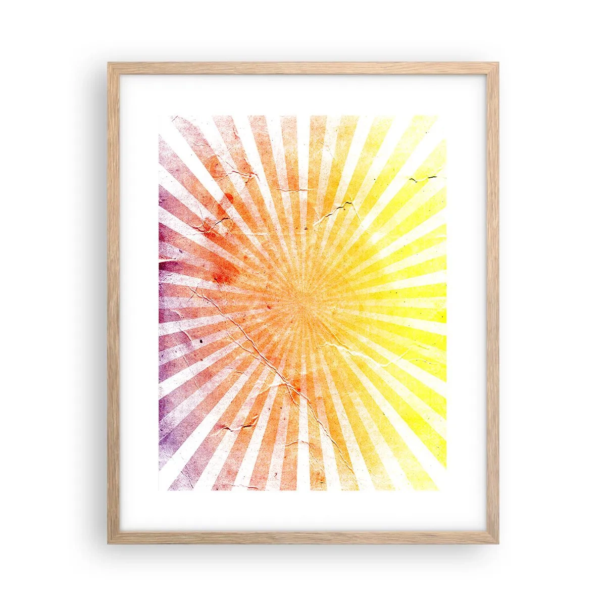 Plakat w ramie jasny dąb - Wschody i zachody - 40x50 cm