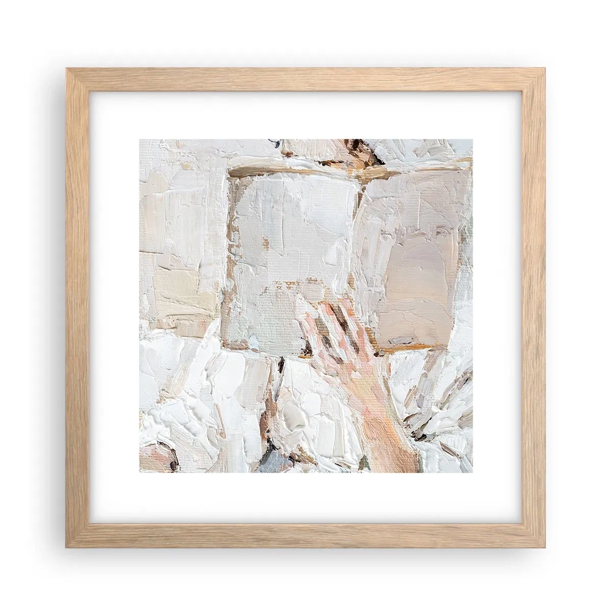 Plakat w ramie jasny dąb - W innym świecie - 30x30 cm