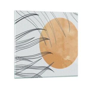 Obraz na szkle - Zawsze ku słońcu - 70x70 cm