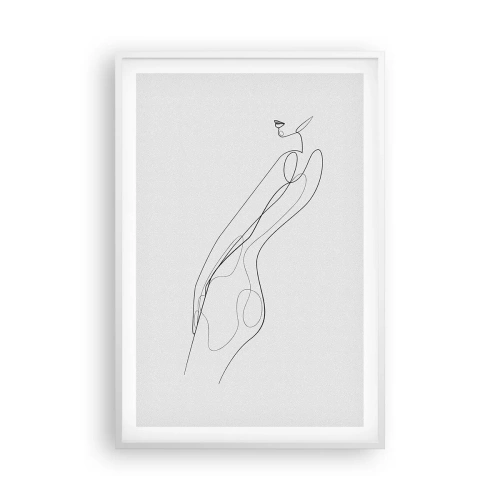 Plakat w białej ramie - Zaledwie obietnica - 61x91 cm