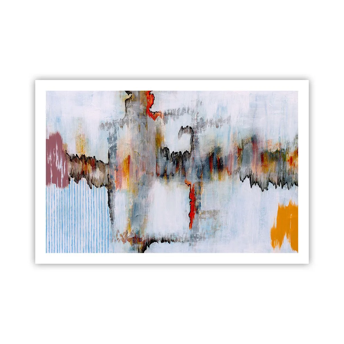 Plakat - Patykiem na wodzie - 91x61 cm
