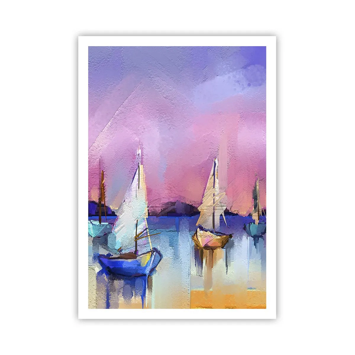 Plakat - Kierunek: szerokie wody - 70x100 cm