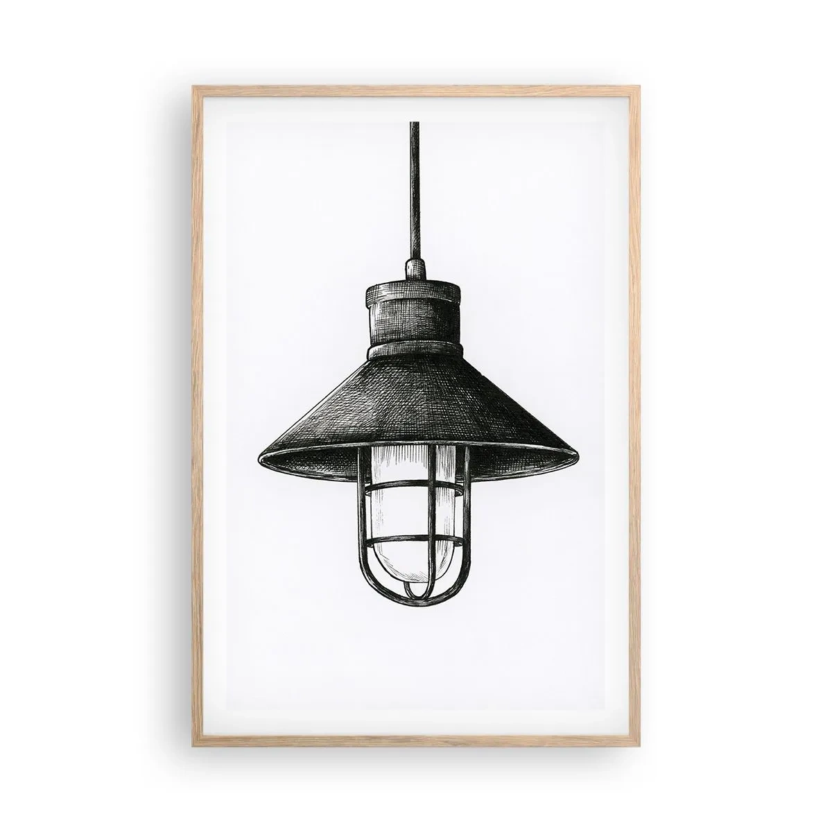 Plakat w ramie jasny dąb - Jak przed laty… - 61x91 cm