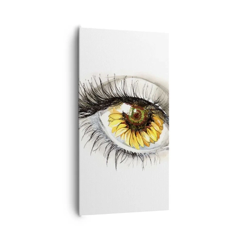 Obraz na płótnie - Spojrzenie gorące jak lato - 65x120 cm