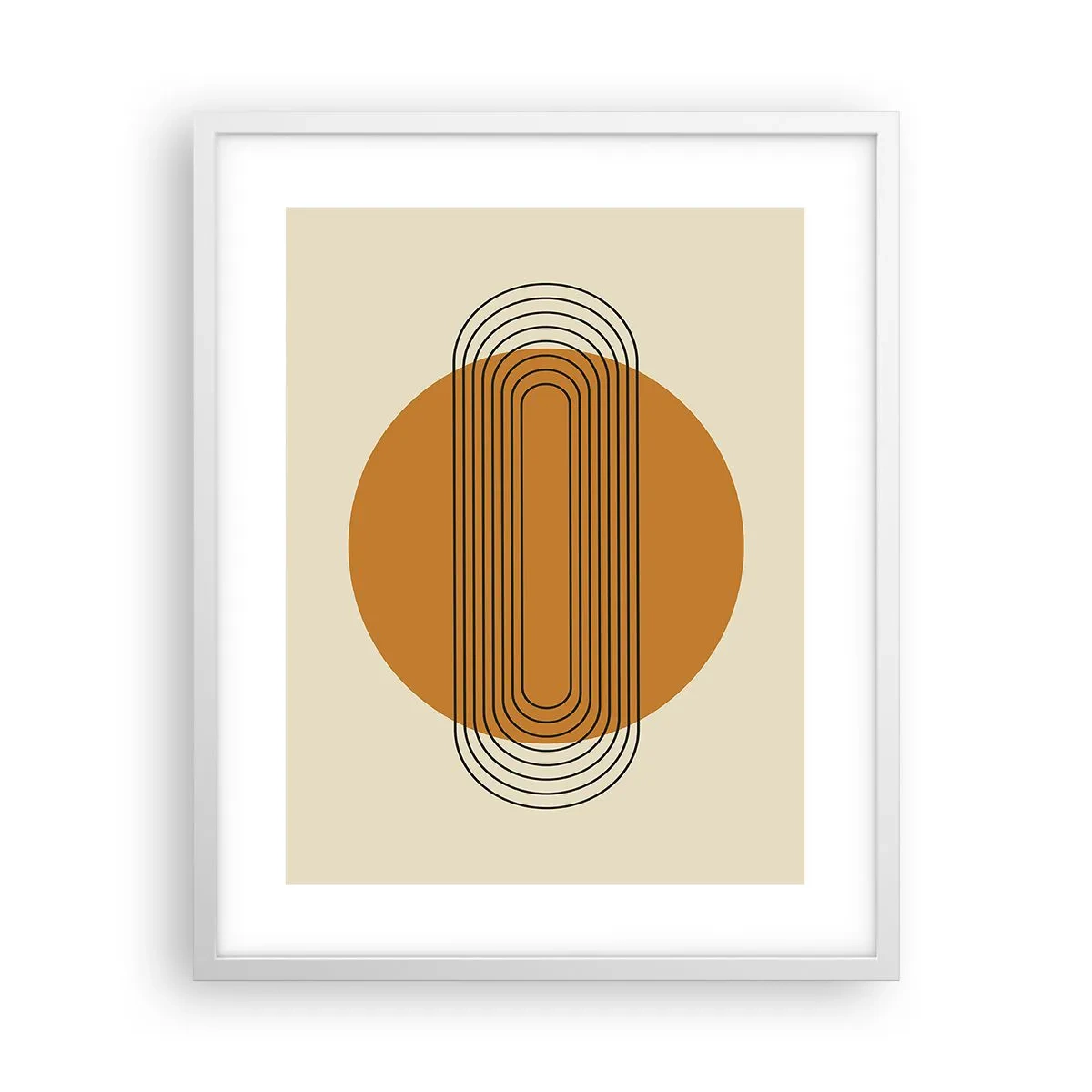 Plakat w białej ramie - Plan doskonały - 40x50 cm